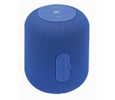 Gembird SPK-BT-15-B modrá / Přenosný reproduktor / 5W / Bluetooth / FM rádio / mikrofon / AUX / microSD / USB