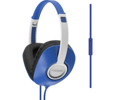 KOSS UR23i modrá / Sluchátka s mikrofonem / Jack 3.5mm / 1.2m / bez kódu