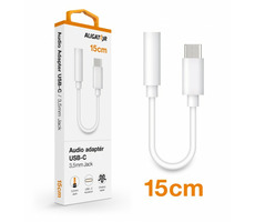 Aligator Audio adaptér USB-C na 3.5mm Jack bílá