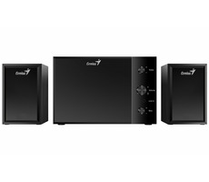 GENIUS SW-2.1 350 černá / dřevěné repro / 2.1 / 15W