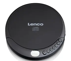 Lenco CD-010 černá / přenosný CD přehrávač / 3.5 mm jack / CD&CD-R&CD-RW