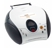 Lenco SCD-24 bílá / FM rádio / CD přehrávač / 2x2W / 3.5mm jack
