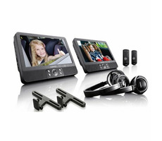 Lenco DVP-939 / 2x Přenosný DVD přehrávač / 9" / 800x480px / USB / SD / 3.5mm jack