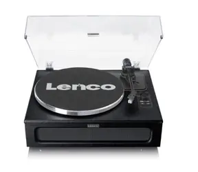 Lenco LS-430BK / Gramofon / 33 & 45 RPM / AUX-in / RCA-out / Bluetooth / předzesilovač / repro