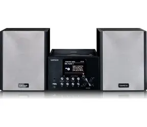 Lenco MC-250 / FM & DAB+ & Internet rádio / CD přehrávač / 2x12.5W / AUX / USB / Bluetooth / Wi-Fi