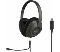 Koss SB42 černá / sluchátka s mikrofonem / 2x 3.5 mm jack / 2.4m / bez kódu