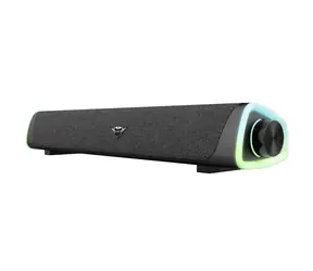 Trust GXT620 Axon černá / Soundbar k PC / 6W / RGB / 3.5mm jack / USB napájení