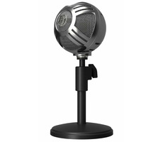 AROZZI SFERA stříbrno-černá / stolní mikrofon / všesměrový / USB 