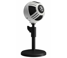 AROZZI SFERA bílo-černá / stolní mikrofon / všesměrový / USB 