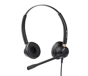 TELLUR 520N černá / headset / Binaural / USB / QD / 2.2 m