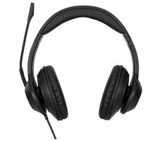 Targus AEH102GL Wired Stereo Headset černá /Stereo sluchátka s mikrofonem / USB / 1.8m 