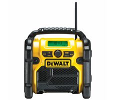 DeWalt DCR020 / Aku stavební rádio / 10.8-18V / 220V / FM / DAB+ / bez aku