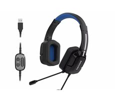 Philips TAGH401 černá / Herní sluchátka s mikrofonem / 40 mm / USB / 2.5m 