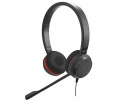 Jabra Evolve 20 Stereo černo-červená / Pro callcentra / Mikrofon / USB / MS