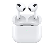 Apple AirPods (2022) 3. generace / bezdrátová sluchátka / BT 5.0 / s lighting nabíjecím pouzdrem