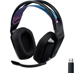 Logitech G535 Lightspeed černá / bezdrátová herní sluchátka / mikrofon / USB LIGHTSPEED přijímač