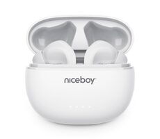 Niceboy HIVE Pins 3 ANC bílá / Bezdrátová sluchátka / Bluetooth 5.3