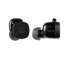 Audio Technica ATH-SQ1TWBK černá / bezdrátová sluchátka / mikrofon / Bluetooth 5.0 / nabíjecí pouzdro