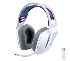 Logitech G733 Lightspeed bílá / bezdrátová sluchátka / mikrofon / RGB / USB LIGHTSPEED přijímač / doprodej