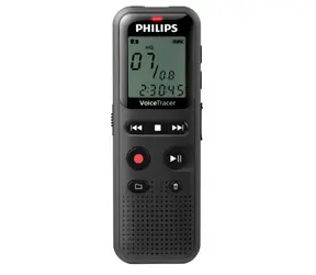 Philips DVT 1160 / diktafon / 8GB / až 590 hodin záznamu / USB / 3.5 mm jack