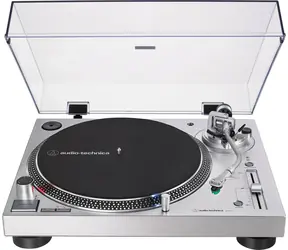 AUDIO-TECHNICA AT-LP120XUSB stříbrná / gramofon / 33 RPM & 45 RPM & 78 RPM / přímý pohon 