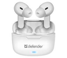 Defender Twins 903 bílá / Bezdrátová sluchátka / mikrofon 