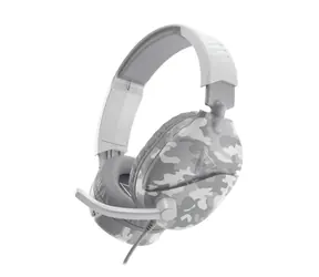 Turtle Beach RECON 70 ARTIC CAMO bílá / herní sluchátka / ovládání hlasitosti / mikrofon /  3.5 mm jack