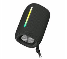 Forever BS-10 LED černá / Bezdrátový reproduktor / Bluetooth 5.0 / IPX5
