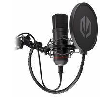 Endorfy Solum černá / mikrofon s ramenem / USB / 2.9m