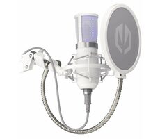 Endorfy Solum Streaming bílá / mikrofon s ramenem / USB / 2.9m 