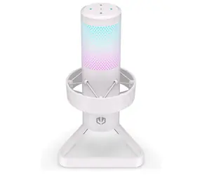 Endorfy Axis Streaming bílá / stolní mikrofon / USB / RGB / 2.5m