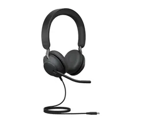 Jabra  Evolve2 40 černá / Pro callcentra / Stereo / USB-C / MS