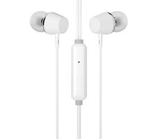HP DHE-7000 bílá / sluchátka s mikrofonem / 3.5mm jack