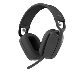 Logitech Zone Vibe 100 šedá / Bezdrátová sluchátka s mikrofonem / BT / USB-C
