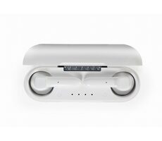 Gembird TWS-VIE-GW Vienna bílá / bezdrátová sluchátka / Bluetooth 5.0