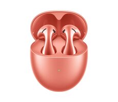 HUAWEI FreeBuds 5 oranžová / Bezdrátová sluchátka s mikrofonem / Bluetooth 5.2 / nabíjecí pouzdro / IPX4