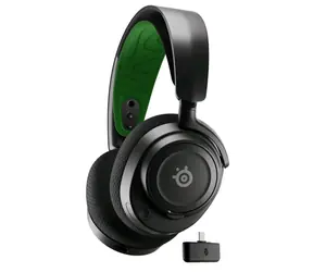SteelSeries Arctis Nova 7X zeleno-černá / Herní bezdrátová sluchátka / BT + USB-A&USB-C / mikrofon