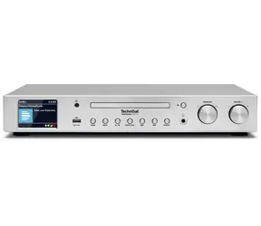 TechniSat DigitRadio 143 CD stříbrná / Digitální rádio / TFT displej / DAB / FM / CD / BlueTooth 
