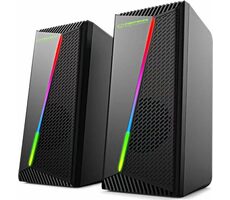 Esperanza EGS106 Rainbow Nortec černá / Reproduktory / 2.0 / 6W / 3.5mm jack + USB