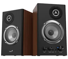 Genius SP-HF1200B / Reproduktory / 2.0 / 36W / dřevěné / 3.5mm