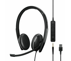 EPOS ADAPT 165 USB-A II černá / Sluchátka / Mikrofon / USB&Jack 3.5mm