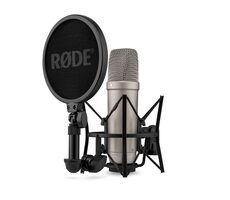 Rode NT1 5th Generation stříbrná / stolní mikrofon / kondenzátorový / XLR & USB-C