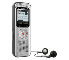 Philips DVT 2000 / stereo diktafon / 4GB / až 270 hodin záznamu / USB 2.0 / 3.5 mm jack / FM rádio