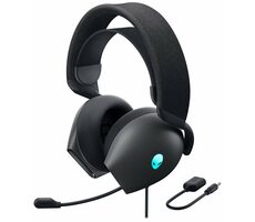DELL Alienware AW520H černá / Herní headset s mikrofonem / AlienFX / 3.5mm / USB