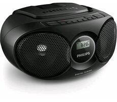 Philips AZ215 černá / Rádio / FM / CD 