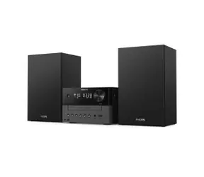 Philips TAM3505 černá / Mikrosystém / 18W / FM / DAB / CD / USB / Bluetooth