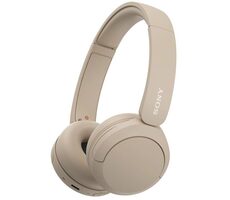 SONY WH-CH520 béžová / Bezdrátová sluchátka s mikrofonem / Bluetooth 5.2 