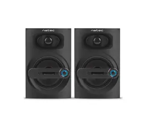 Natec Cougar / Reproduktory / 2.0 / 6W RMS / Jack 3.5mm / černá