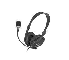 Natec Drone / sluchátka s mikrofonem / ovládání hlasitosti / černá