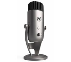 AROZZI COLONNA stříbrná / stolní mikrofon / všesměrový / USB